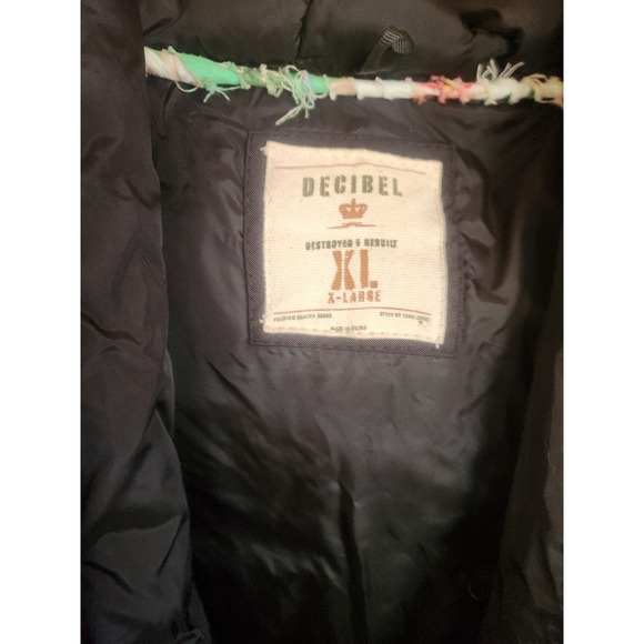 Decibel Destroyed And Rebuilt Parka XL New Zealand‎ Anarctic Research Patch - Picture 4 of 10